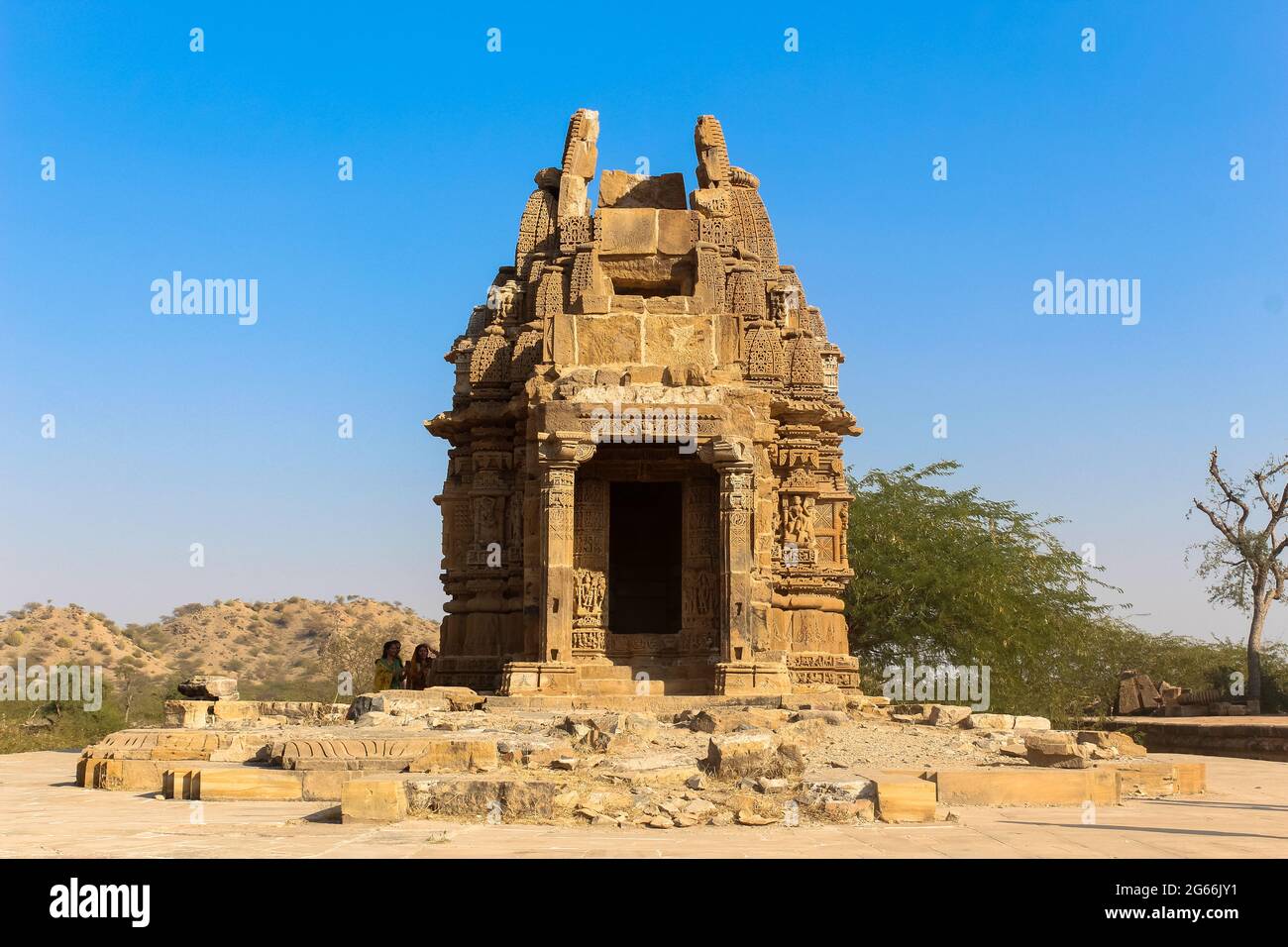 Templo Kiradu Barmer Patrimonio de la Humanidad Foto de stock