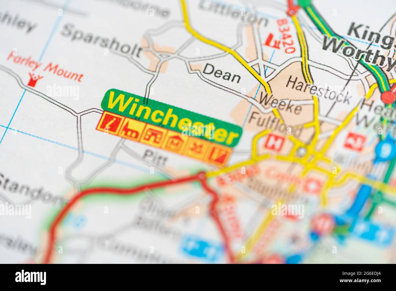 Mappa di winchester fotografías e imágenes de alta resolución Alamy