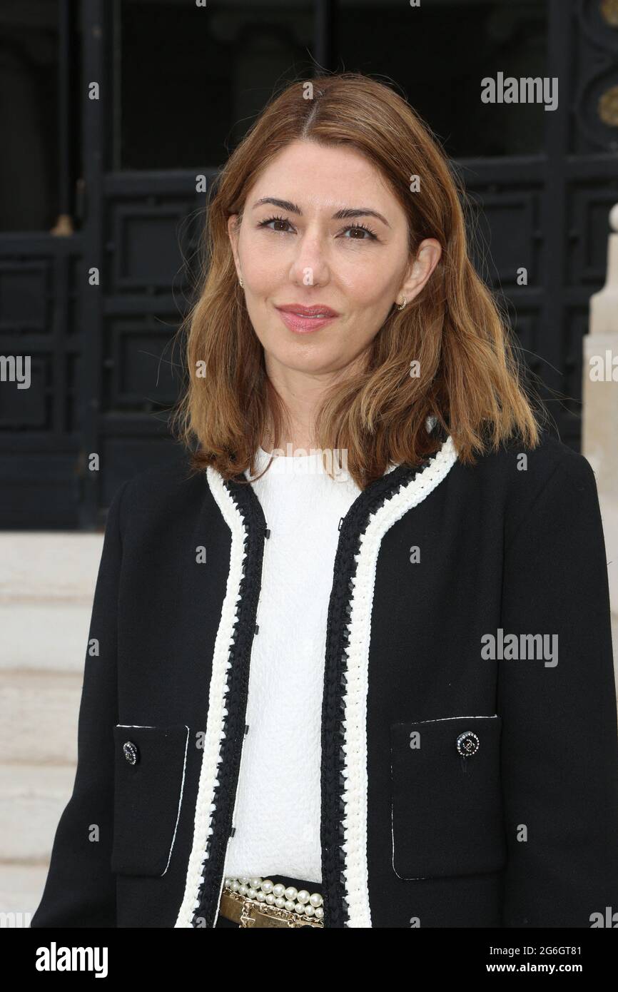 París, Francia. 6th de julio de 2021. Sofia Coppola durante el show de moda  Chanel Haute Couture como parte de la Paris Fashion Week Otoño/Invierno 2021-2022  el 6 de julio de 2020