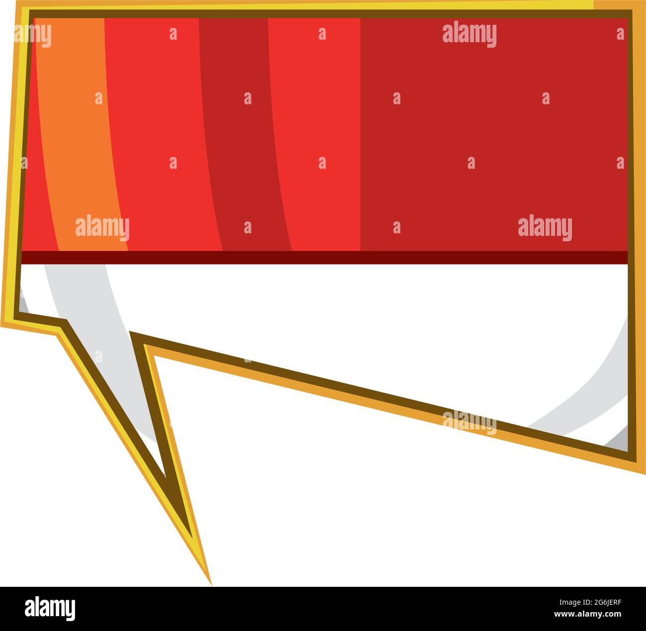 bandera de indonesia en burbuja Ilustración del Vector