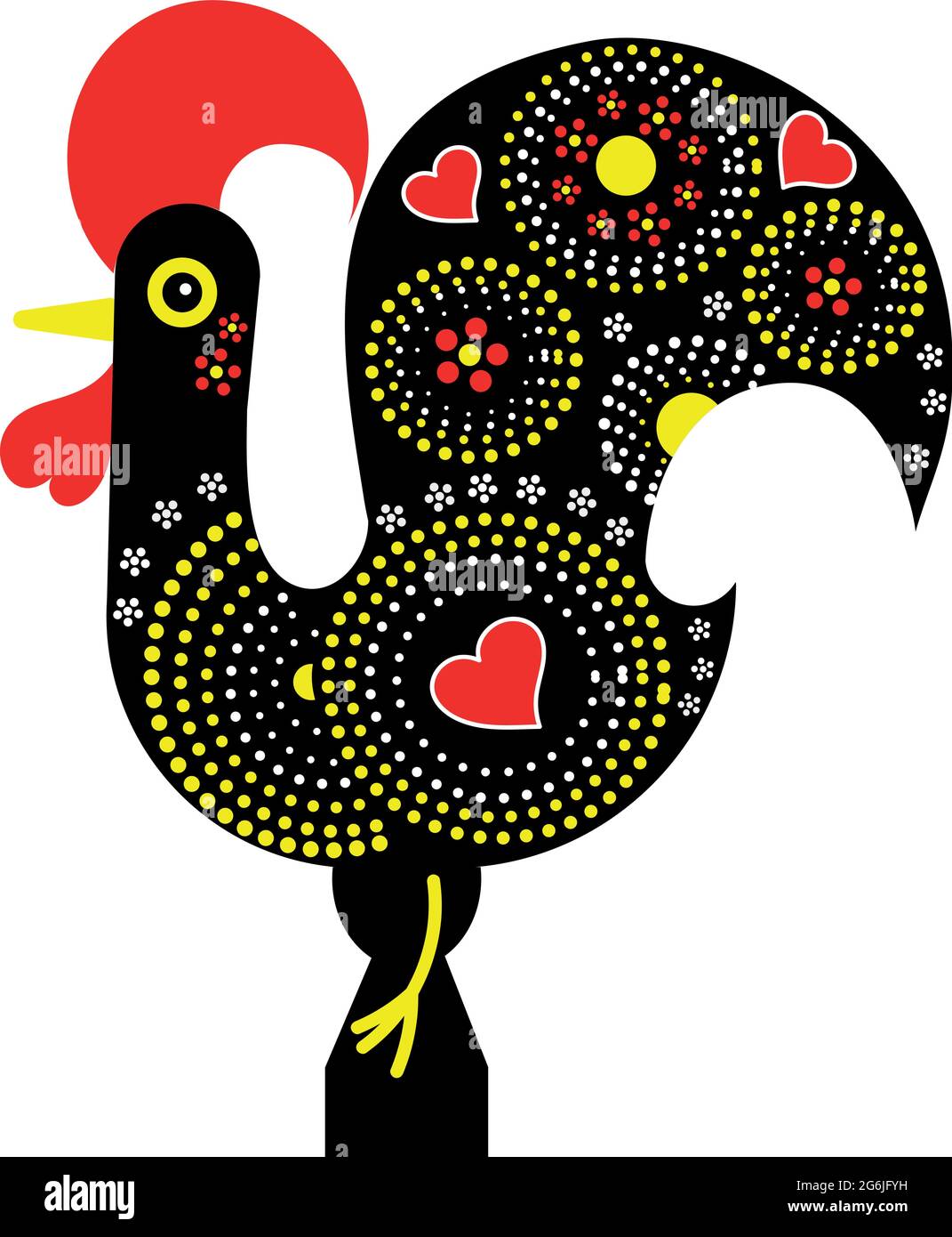 El gallo de barcelos galo de barcelos fotografías e imágenes de alta