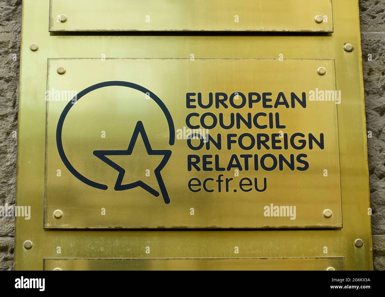 ECFR Berlín – Consejo Europeo de Relaciones Exteriores, Berlín, Alemania Foto de stock