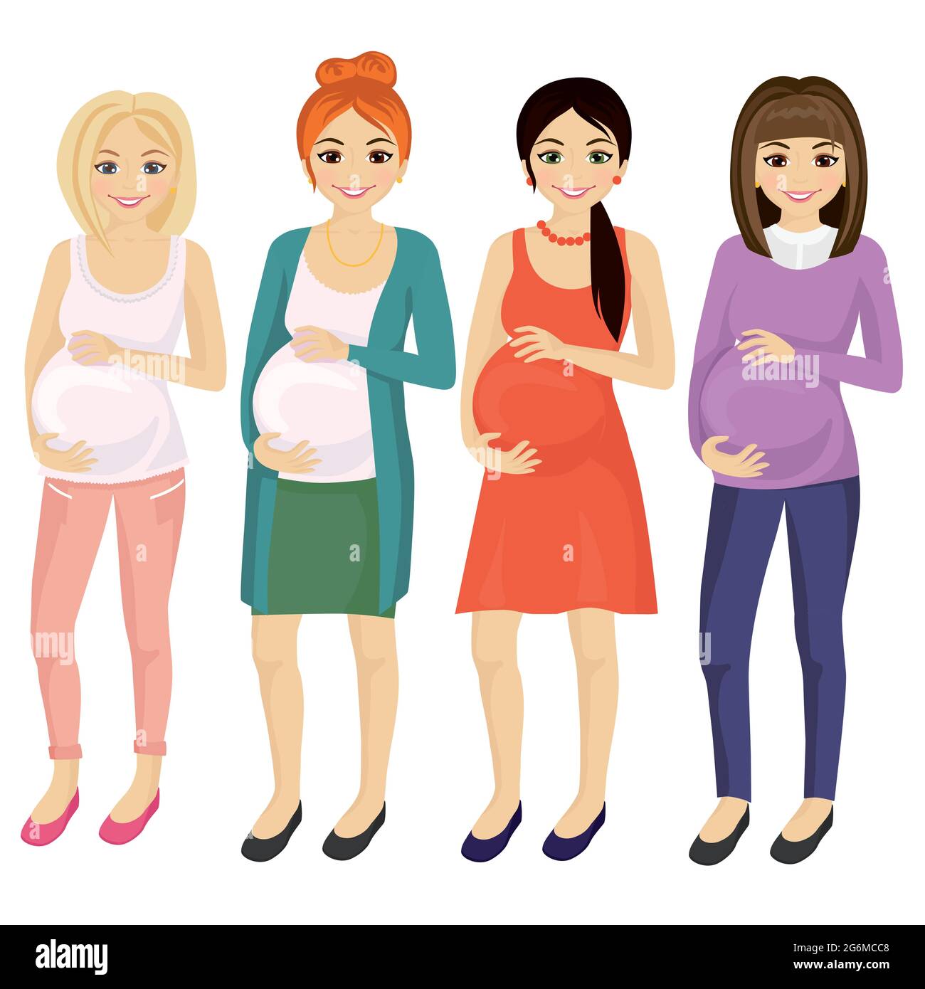 Mujeres embarazadas en caricatura fotografías e imágenes de alta resolución  - Alamy