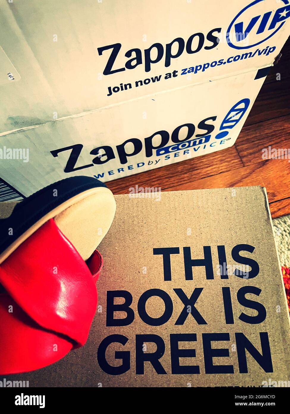 Zappos.com es una tienda online de ropa y calzado, EE.UU Fotografía de  stock - Alamy