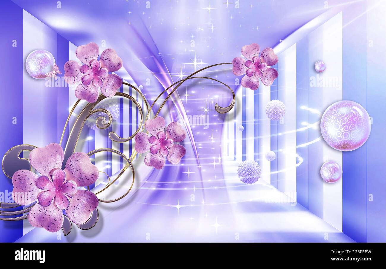 Fondo de pantalla mural de pared personalizado 3D Fotografía de stock - Alamy Fondo de pantalla mural de pared personalizado 3D Fotografía de stock - Alamy