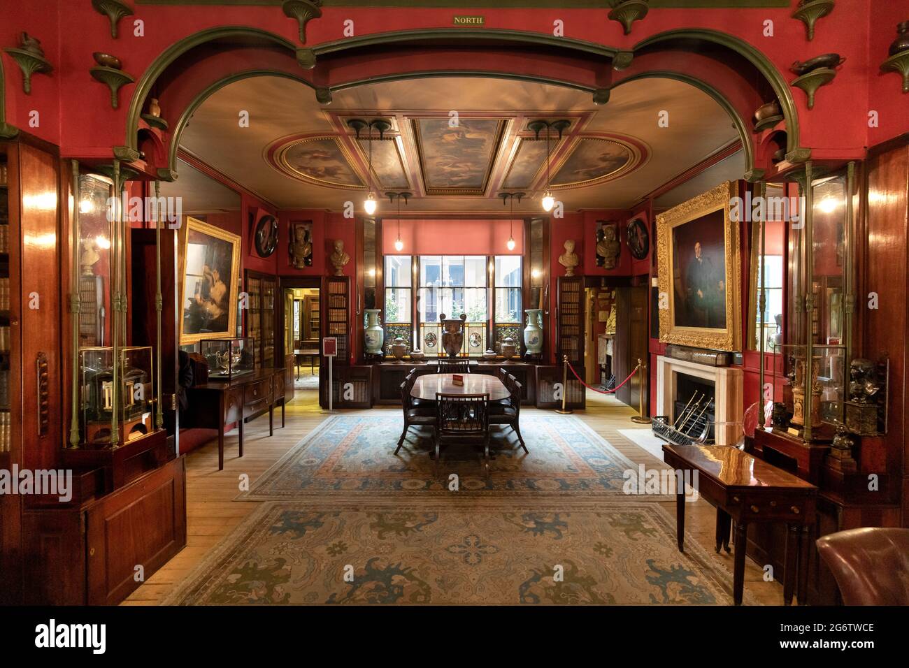 Museo de Sir John Soane, Londres, Reino Unido Foto de stock