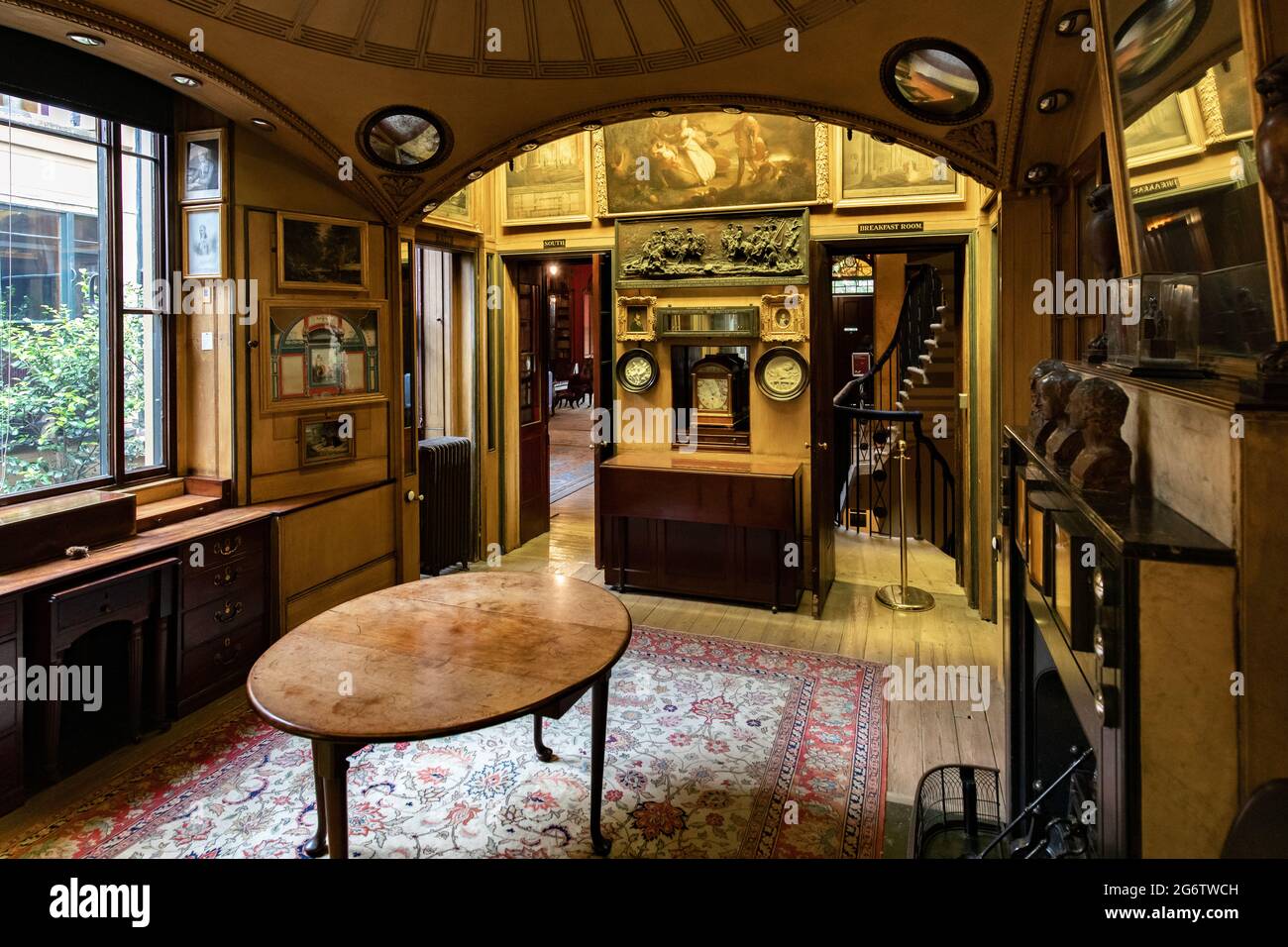 Museo de Sir John Soane, Londres, Reino Unido Foto de stock