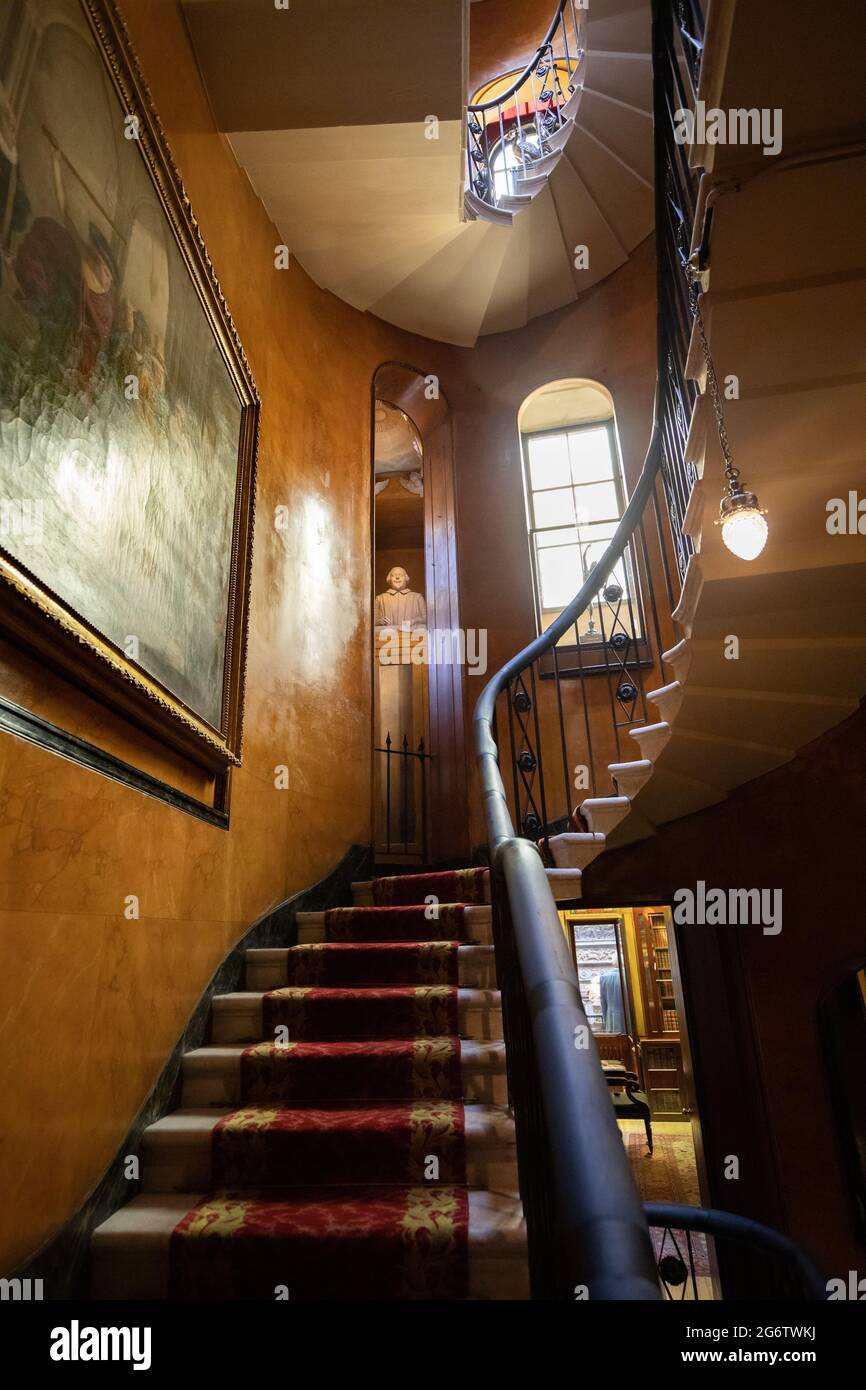 Museo de Sir John Soane, Londres, Reino Unido Foto de stock