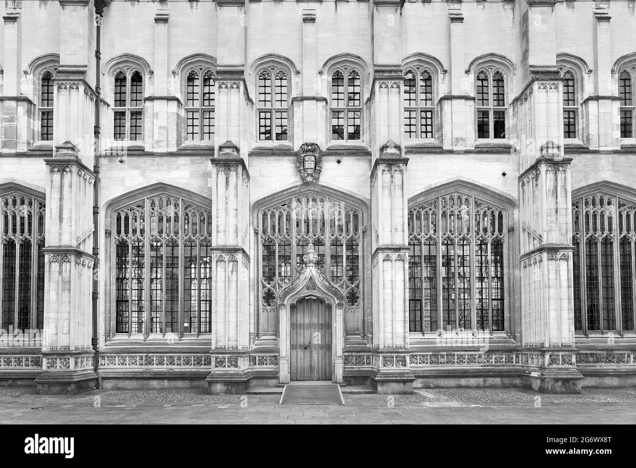 La sección de la escuela de Divinidad de la biblioteca Bodleian, universidad de Oxford, Inglaterra. Foto de stock