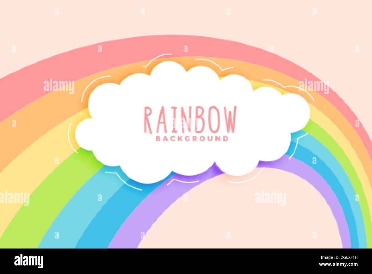 Lindo Arco Iris Y Nube En Color Pastel De Fondo Imagen Vector De Stock Alamy Lindo Arco Iris Y Nube En Color Pastel De Fondo Imagen Vector De Stock Alamy