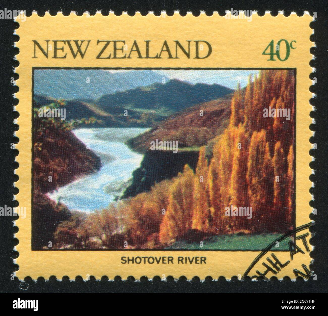 Shotover Jet Boat Shotover River Queenstown New Zealand Picture by Barry  Bland 9 12 03 Stock Photo - Alamy