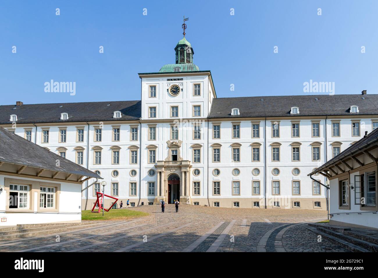 Castillo de Gottorf en Schleswig, Alemania. Es uno de los edificios seculares más importantes de Schleswig-Holstein. Foto de stock