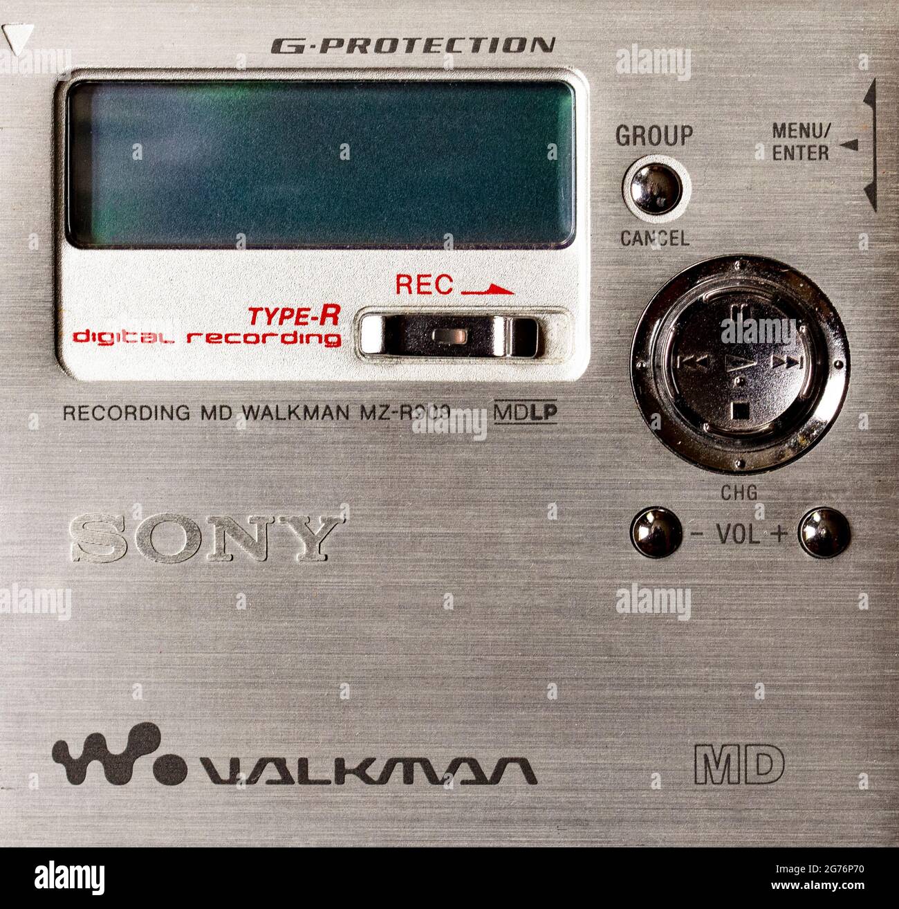 Un sony minidisc walkman mz r909 fotografías e imágenes de alta