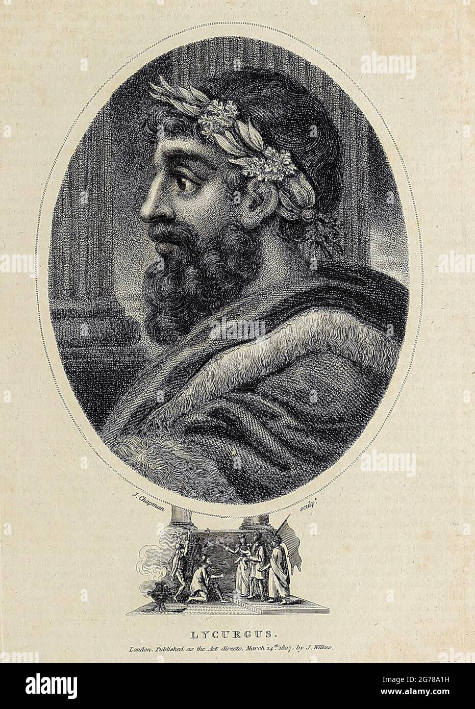 Lycurgus (fl. c. 820 aC) fue el cuasi legendario legislador de Esparta que  estableció la reforma militar de la sociedad espartana de acuerdo con el  oráculo de Apolo en Delfos. Todas sus