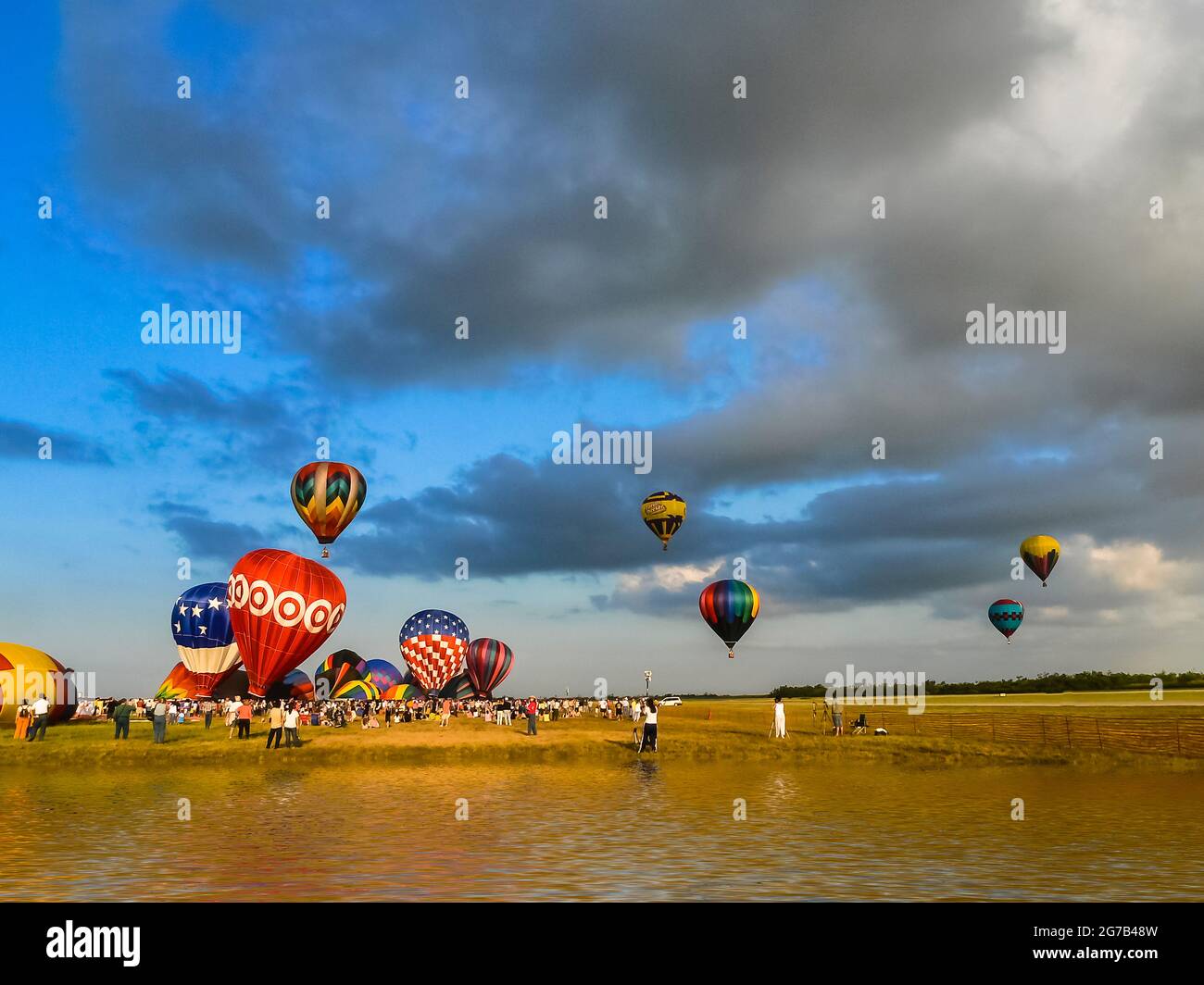 Carreras de globos aerostáticos, Miami, Florida, Estados Unidos Fotografía  de stock - Alamy