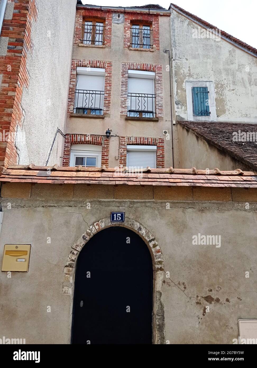Maison à Saint Florentin,Yonne,Francia. Foto de stock