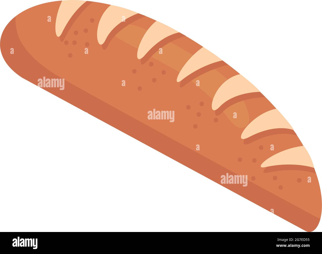 pan pastelería panadería comida icono Ilustración del Vector