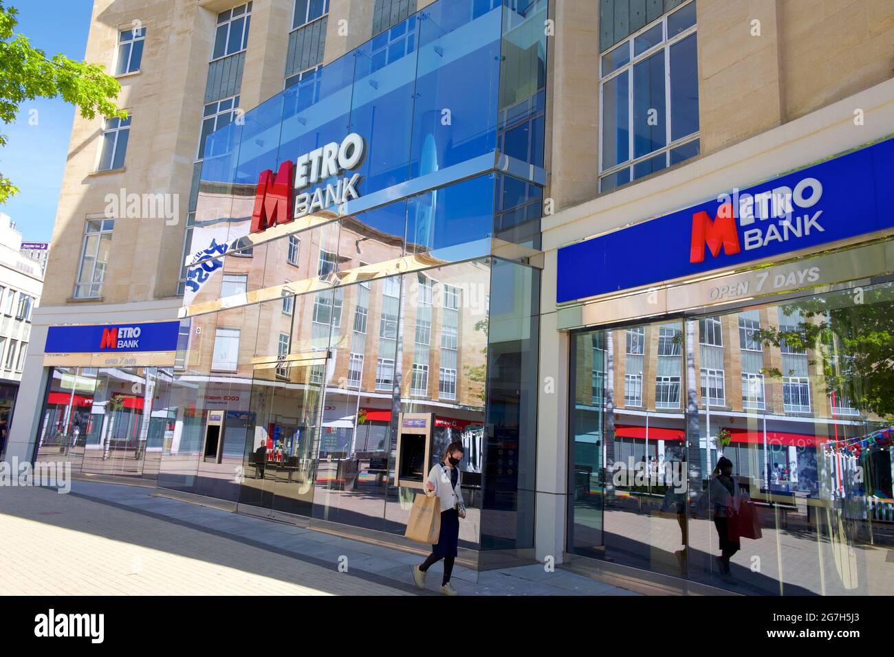 Metro Banco Foto de stock