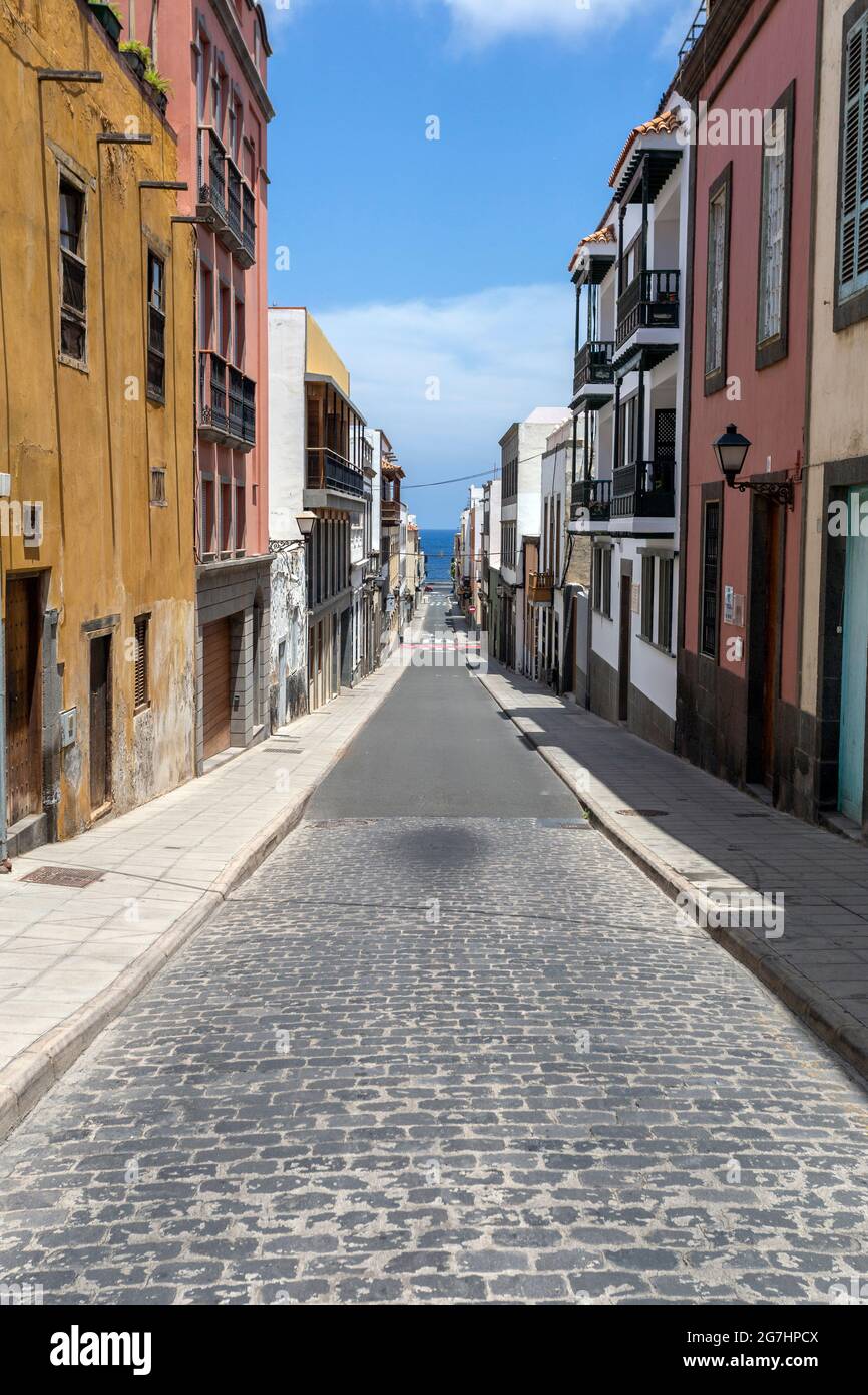 educador Loza de barro extremidades Calles de Las Palmas, Gran Canaria (España Fotografía de stock - Alamy