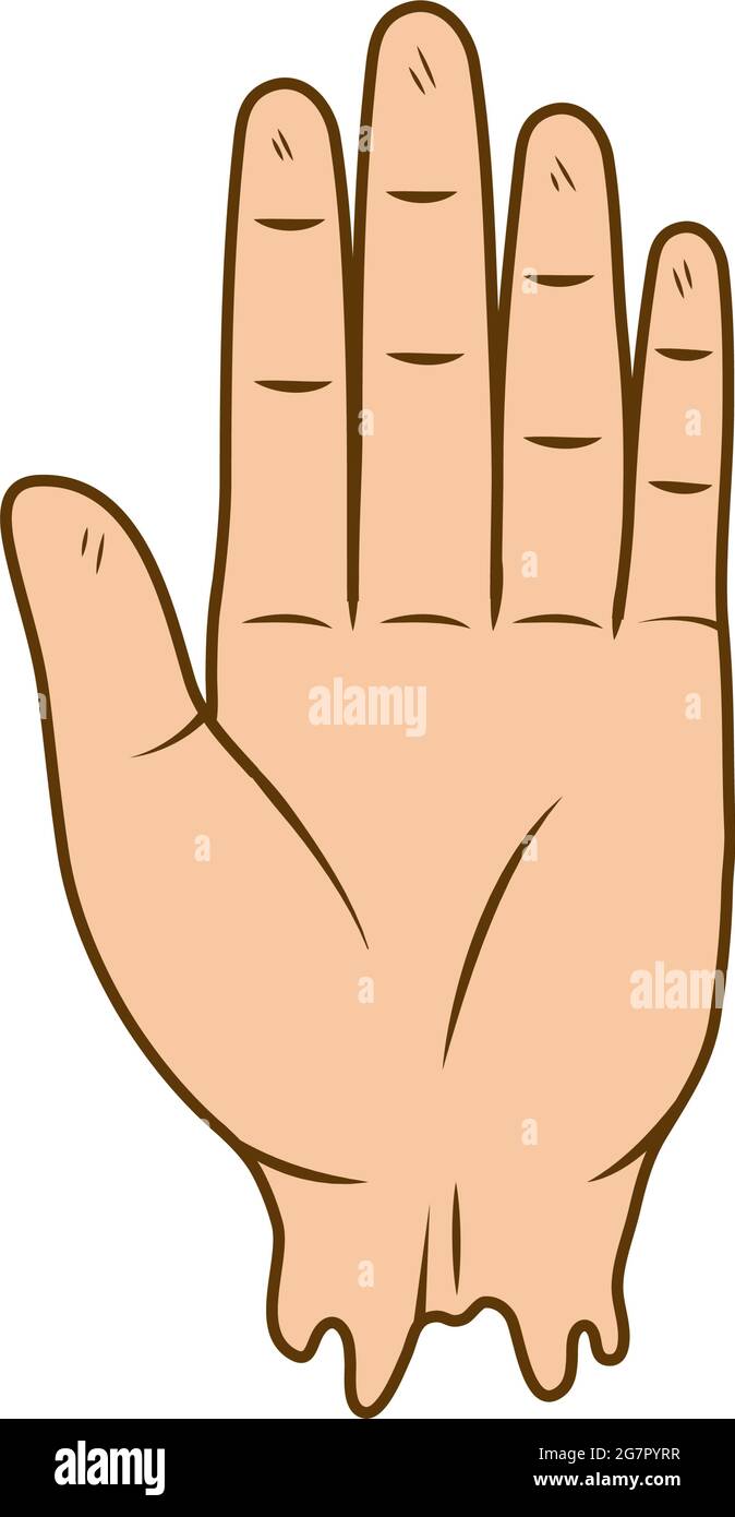 Mano izquierda abierta Imágenes vectoriales de stock Alamy Mano izquierda abierta Imágenes vectoriales de stock Alamy