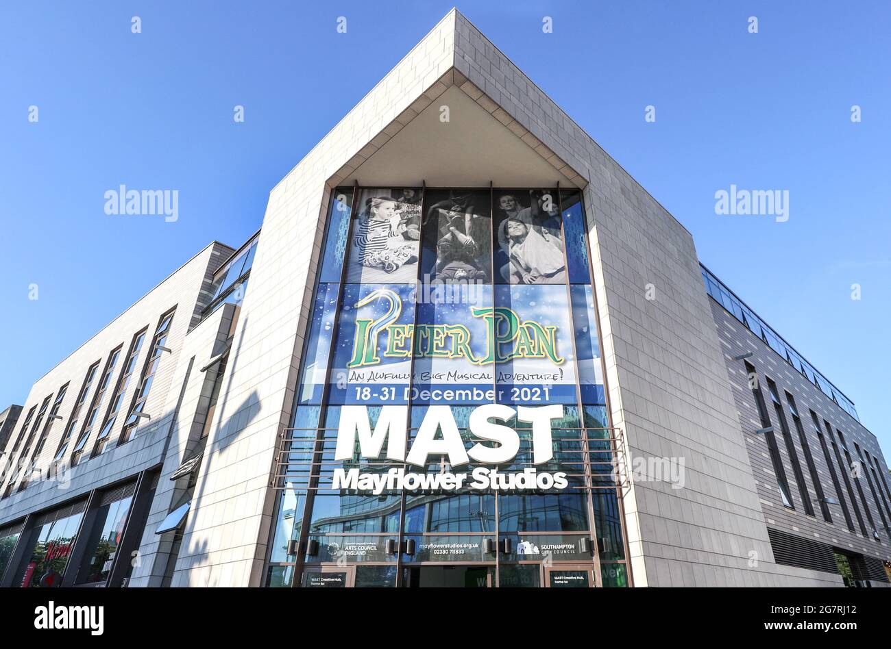 Mast Mayflower Studios, un teatro en Southampton, Reino Unido Foto de stock