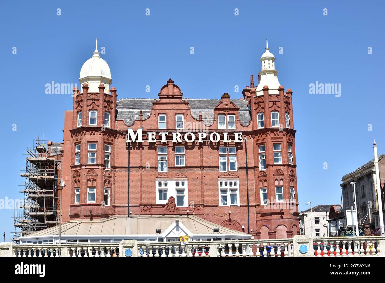 Hotel Metropole, Blackpool Foto de stock