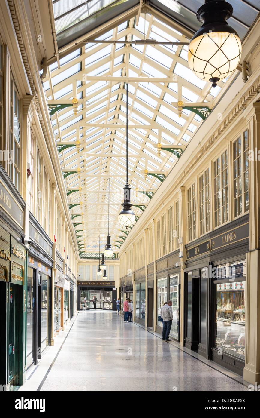 Argyll Arcade, Buchanan Street, Glasgow City, Escocia, Reino Unido Foto de stock