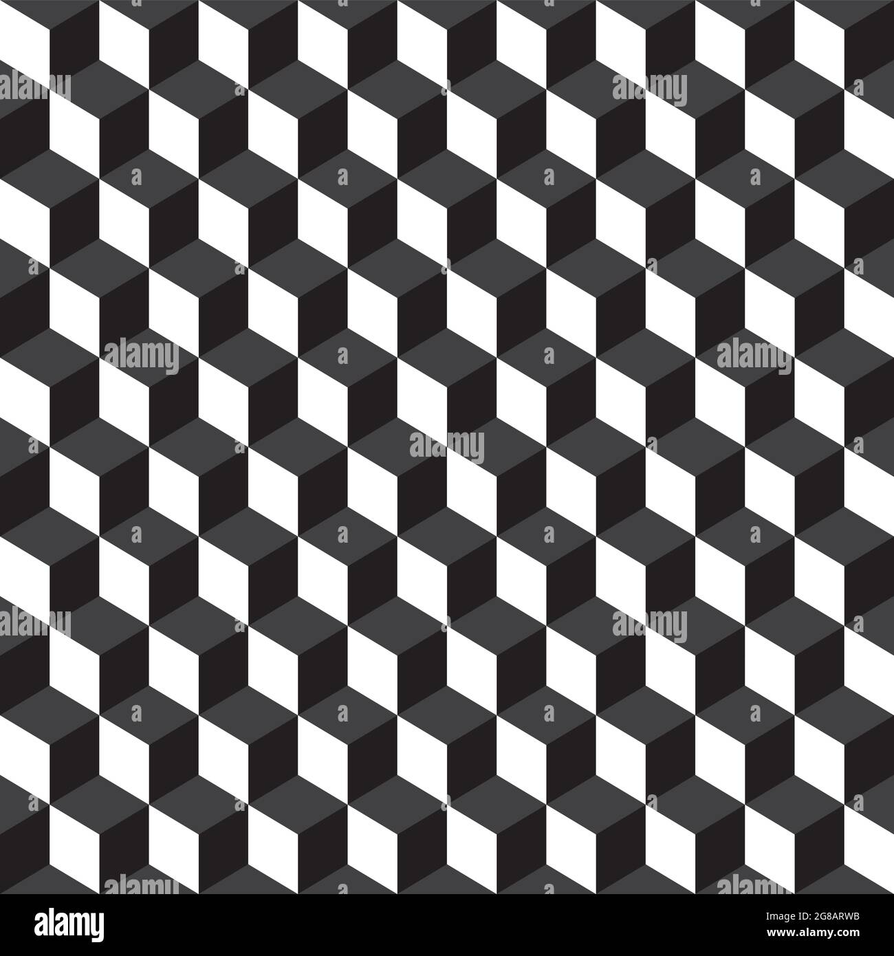 Textura de fondo de patrón geométrico abstracto de 3D cubos sin costuras  Imagen Vector de stock - Alamy