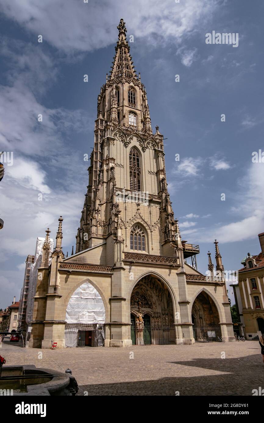 La Catedral de Berna Berner Munster Centro de la ciudad de Berna