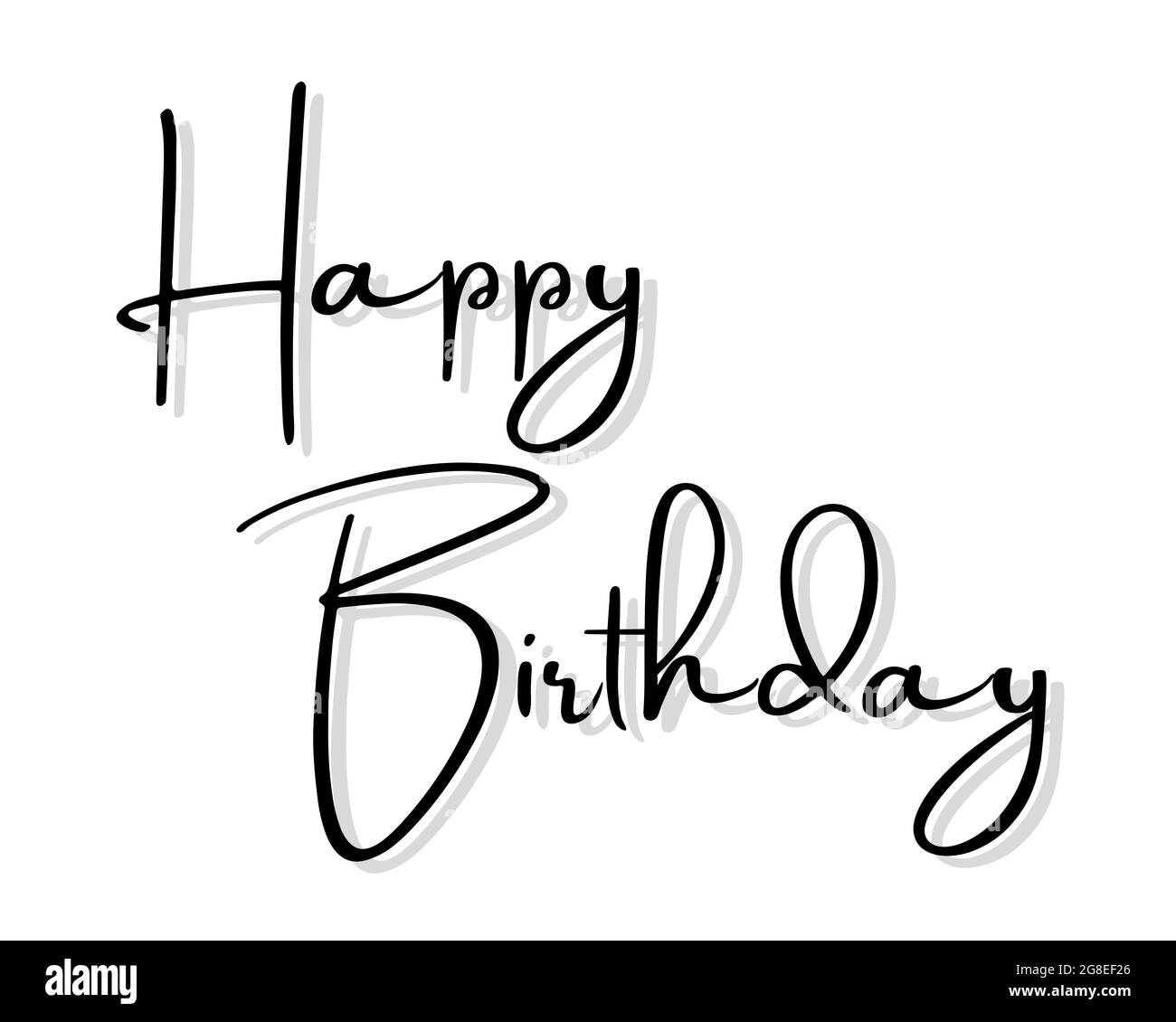 Empresario Gracias por tu ayuda Ubicación Happy birthday Imágenes de stock en blanco y negro - Alamy