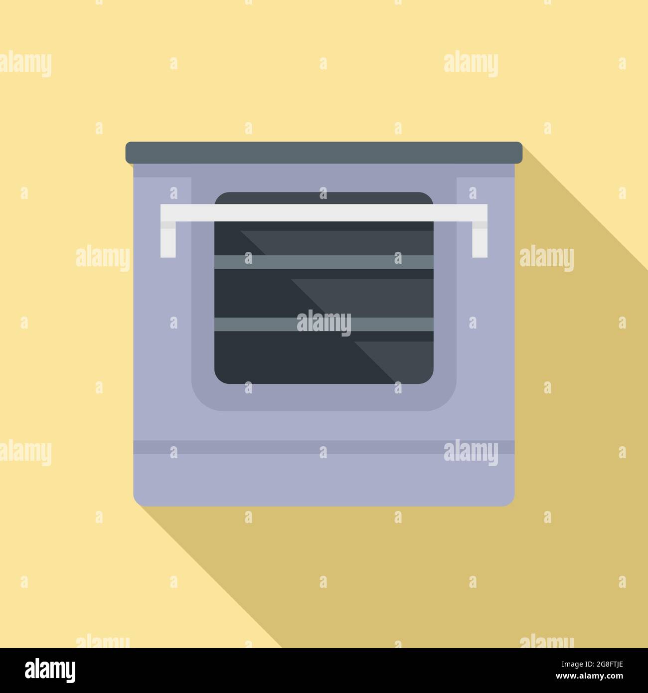 Vector plano de icono de horno de convección de temperatura. Cocina  eléctrica. Horno de convección para cocina Imagen Vector de stock - Alamy