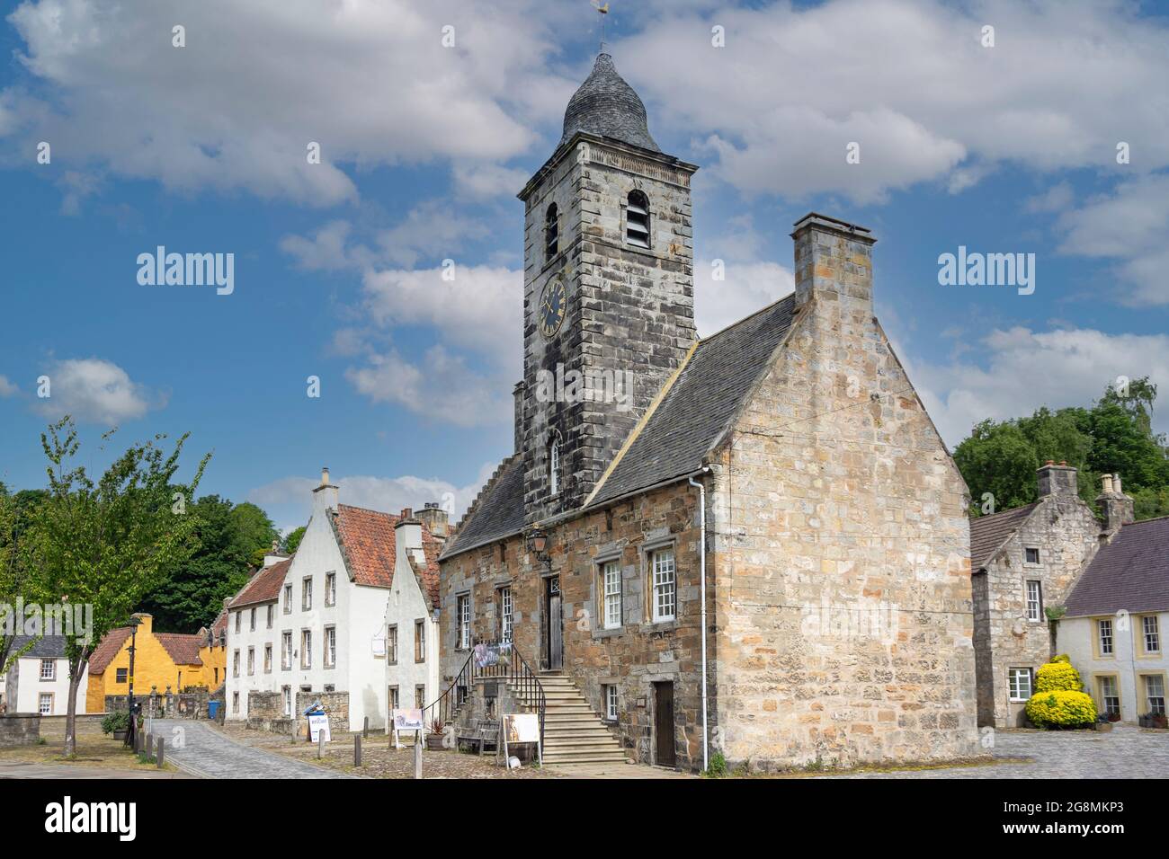 Casa de Culross del siglo 17th, Culross, Fife, Escocia, Reino Unido Foto de stock