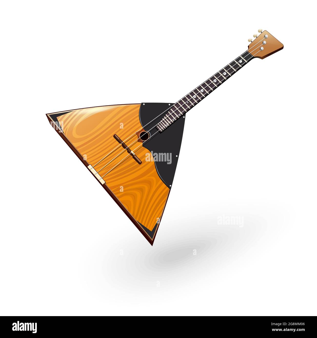 Balalaika es un icono de instrumento musical de cuerda Imagen Vector de  stock - Alamy