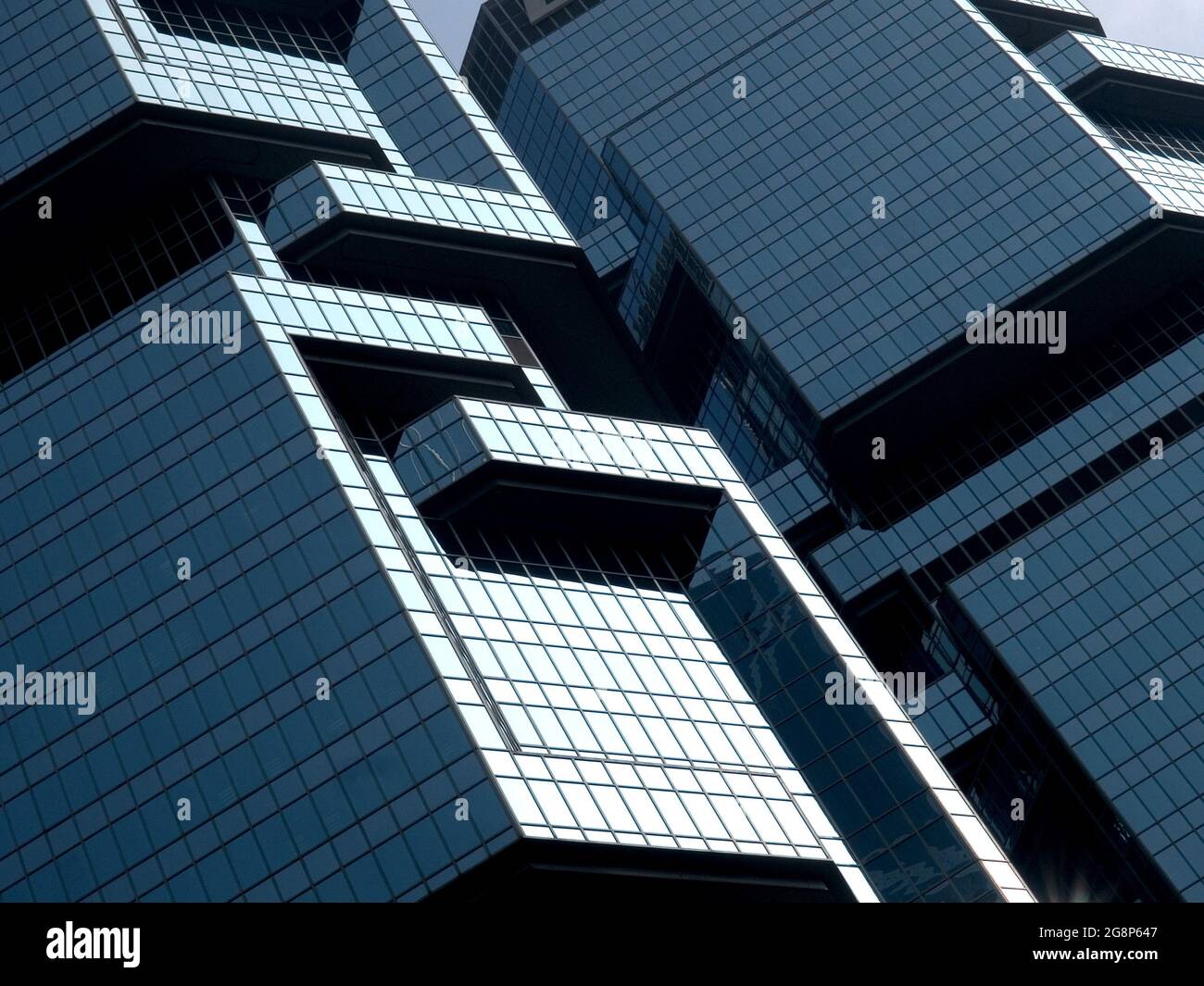 Rascacielos, Hong Kong, Región Administrativa Especial, China, Asia Foto de stock