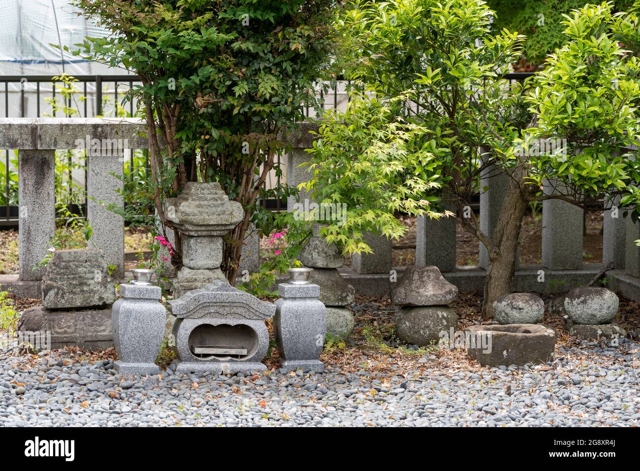 Tumba de Ōta Dōkan (1432 1486) guerrero samurai japonés y Scholar en