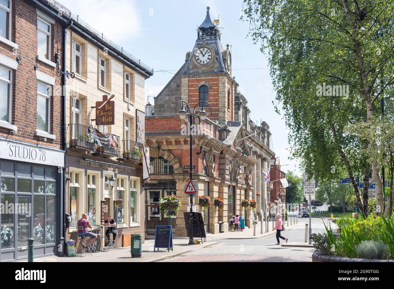 Old Market Hall de Earle Street, Crewe, Cheshire, Inglaterra, Reino Unido Foto de stock