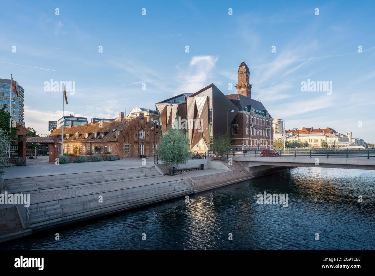 Universidad Marítima Mundial - Malmo, Suecia Foto de stock