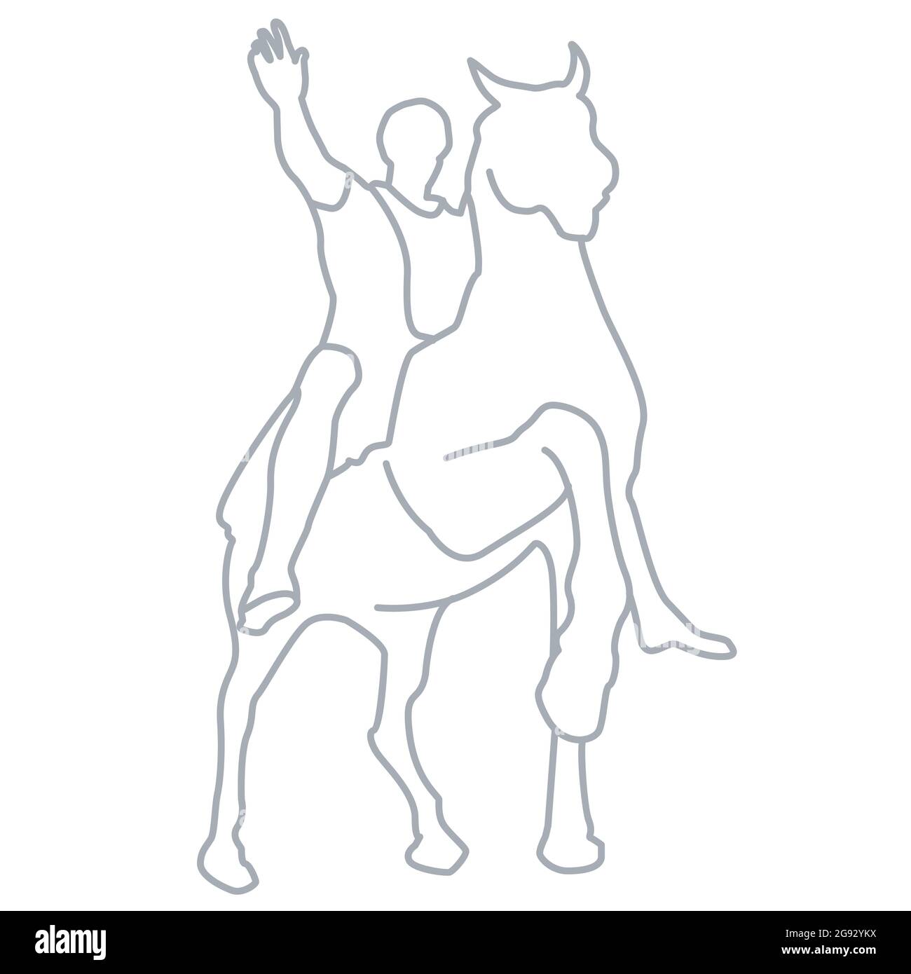 Escultura ecuestre Imágenes vectoriales de stock - Alamy