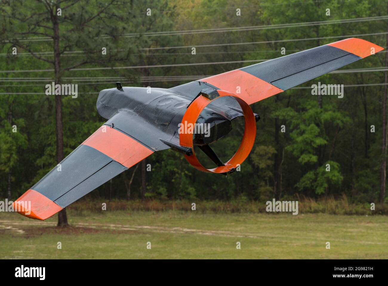 MQM-105 Aquila, vehículo aéreo no tripulado en el Museo del Armamento de la Fuerza Aérea, Base de la Fuerza Aérea de Eglin, Florida, EE.UU Foto de stock