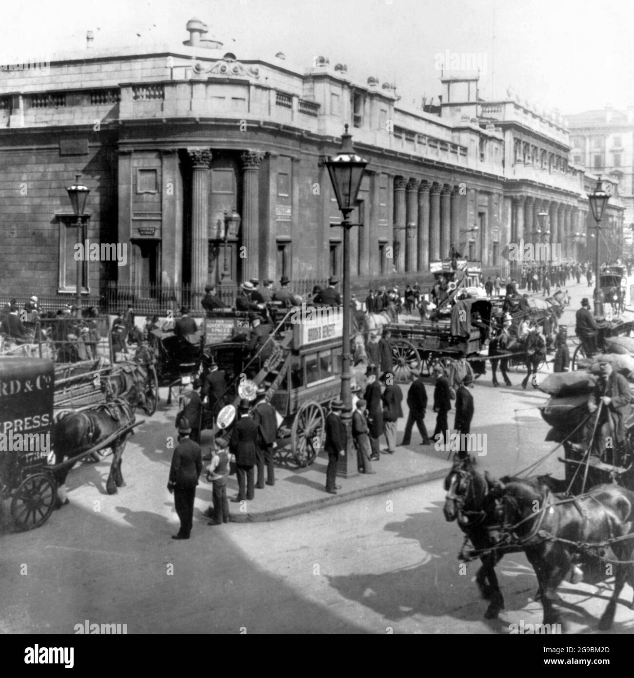 Banco de Inglaterra (1901) Foto de stock