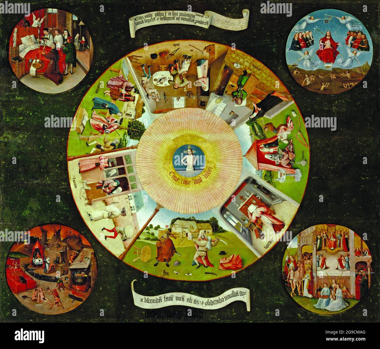 Título Los siete pecados mortales y las cuatro últimas cosas Creador Hieronymus Bosch Fecha c Título Los siete pecados mortales y las cuatro últimas cosas Creador Hieronymus Bosch Fecha c