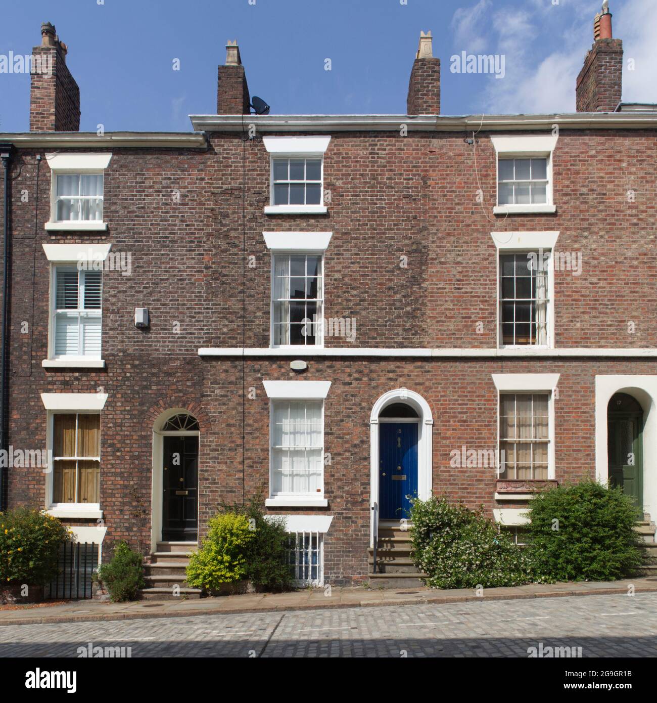 Casas en Quarter, Liverpool Fotografía de stock Alamy