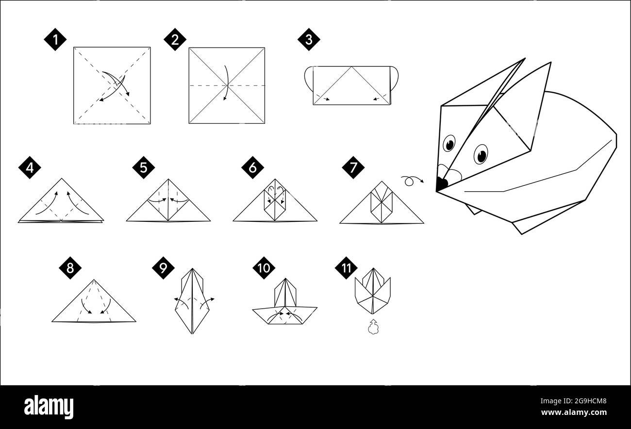 3 origami de animales faciles para niños 🦋 Cómo hacer una mariposa, conejo  y perro de papel 🐰 