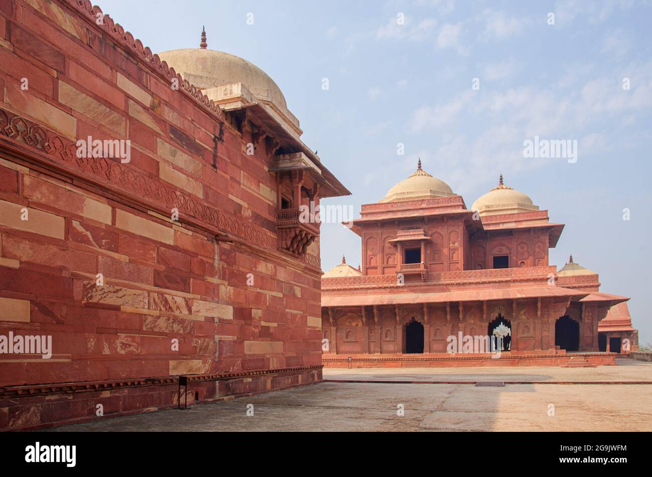 Hermosa arquitectura de Fatehpur Sikri, Agra, Uttar Pradesh, India Foto de stock