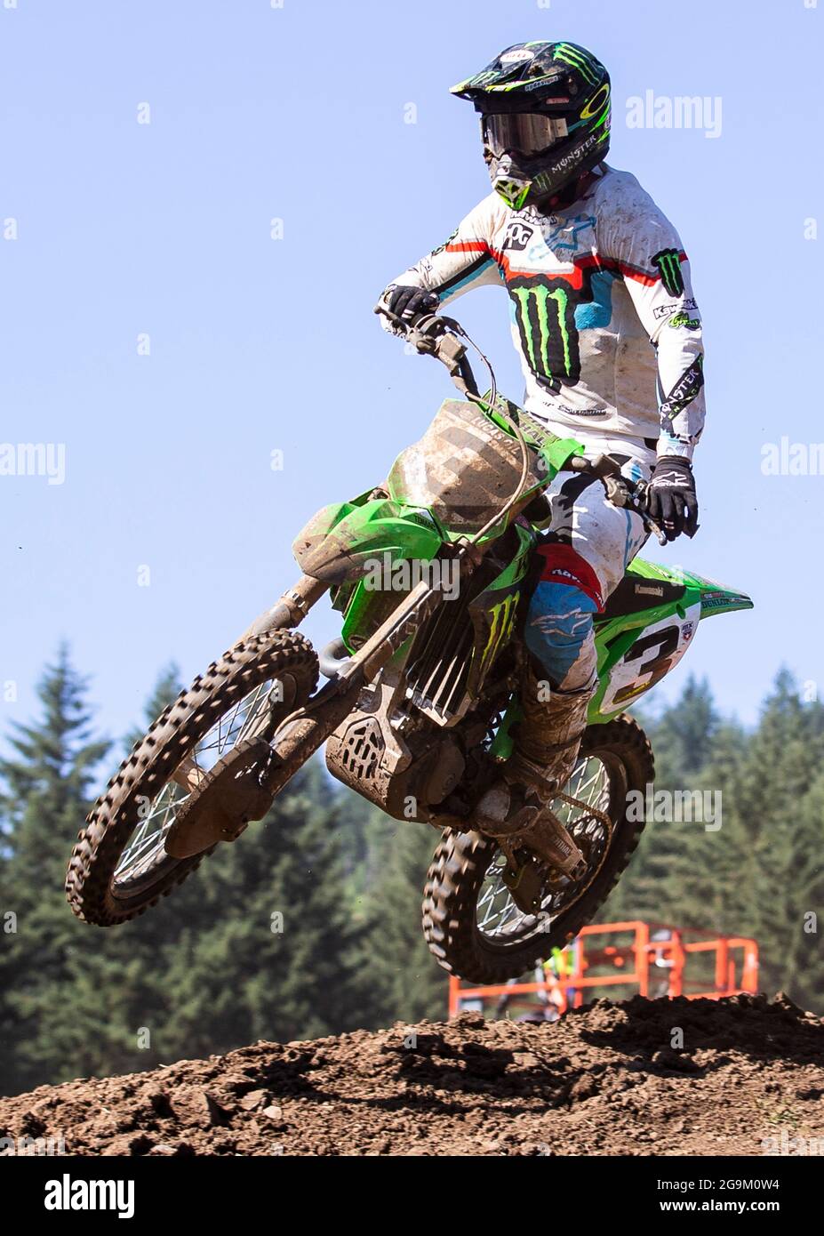 Jul 24 21 Washougal Wa Ee Uu Monster Energy Kawasaki Eli Tomac 3 Consigue Aire Entre La Seccion 30 31 Durante El Lucas Oil Pro Motocross Washougal 450 Campeonato En Washougal Mx Park Washougal Wa Jul 24 21 Washougal Wa Ee Uu Monster Energy Kawasaki Eli Tomac 3 Consigue Aire Entre La Seccion 30 31 Durante El Lucas Oil Pro Motocross Washougal 450 Campeonato En Washougal Mx Park Washougal Wa