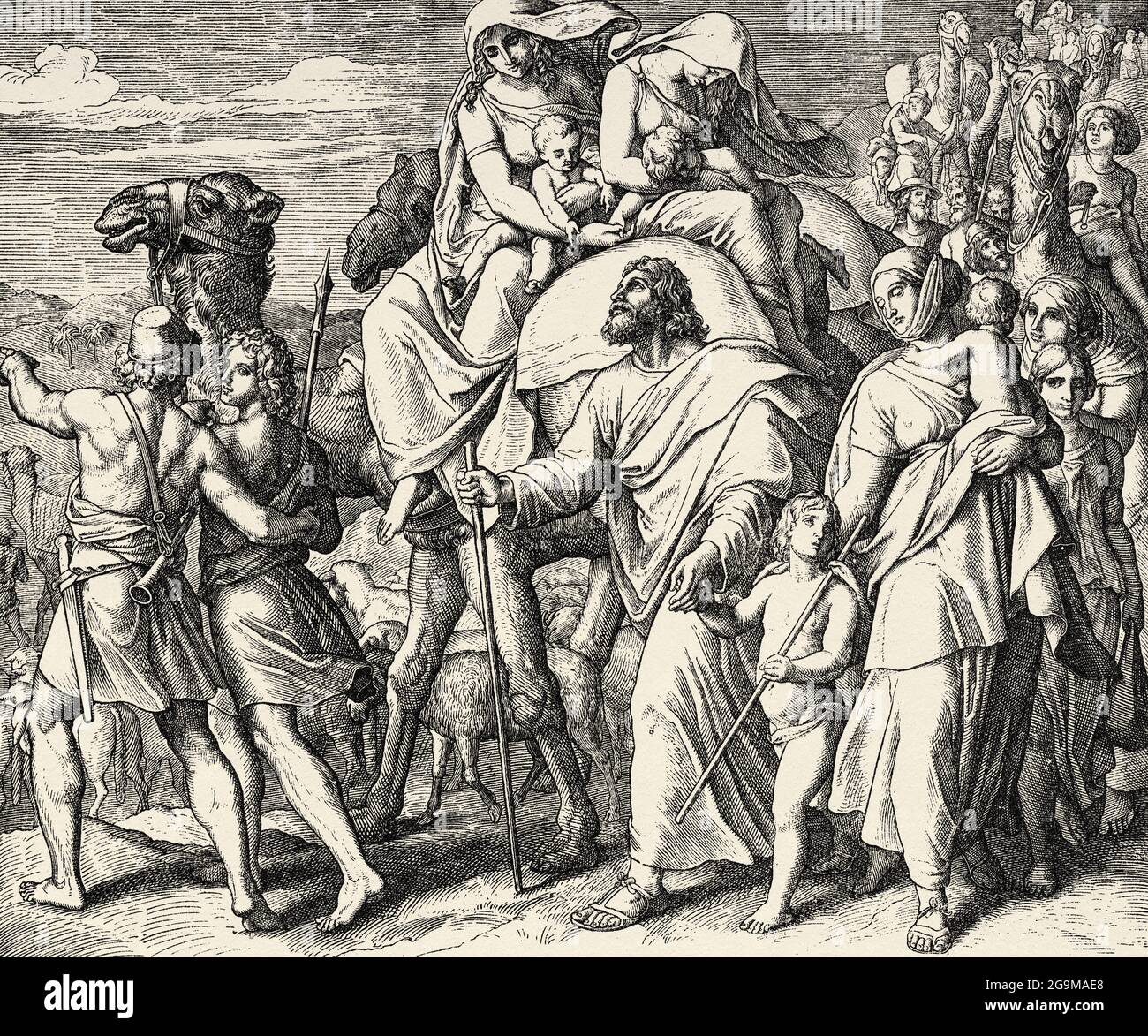 Laban y jacob antiguo testamento fotografías e imágenes de alta