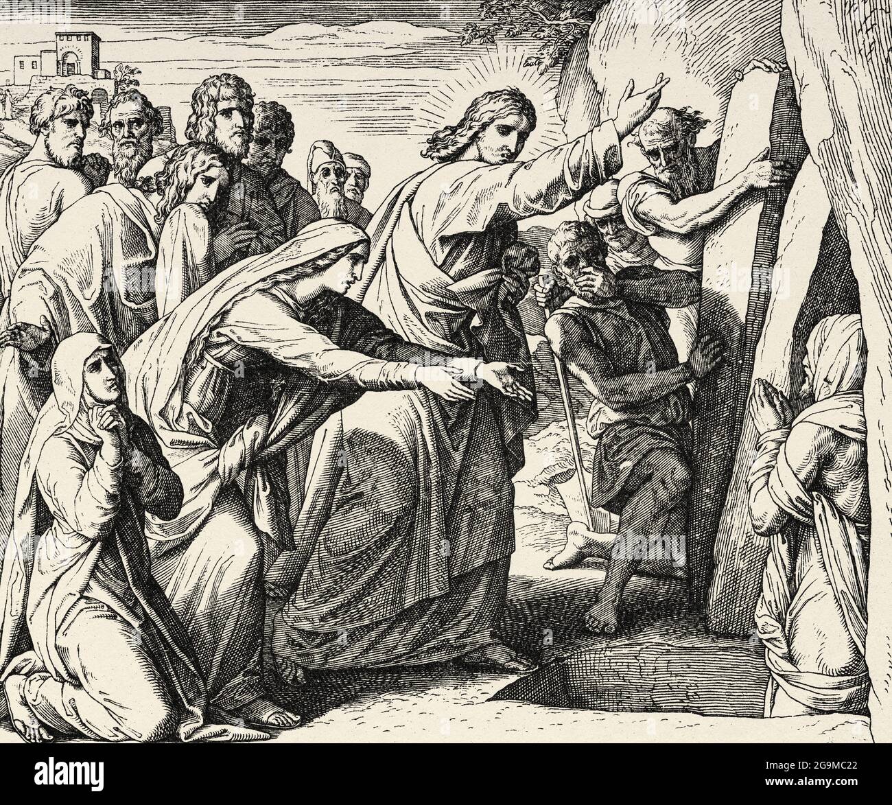 El avivamiento de Lázaro. Nuestro señor Jesús levanta a Lázaro muerto hace cuatro días. Juan El avivamiento de Lázaro. Nuestro señor Jesús levanta a Lázaro muerto hace cuatro días. Juan