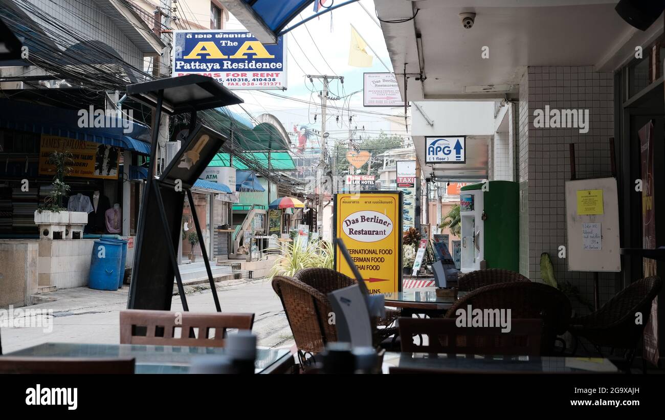 Pattaya 13 Alley, Muang Pattaya, Distrito Bang Lamung, Chon Buri 20150 Tailandia Foto de stock