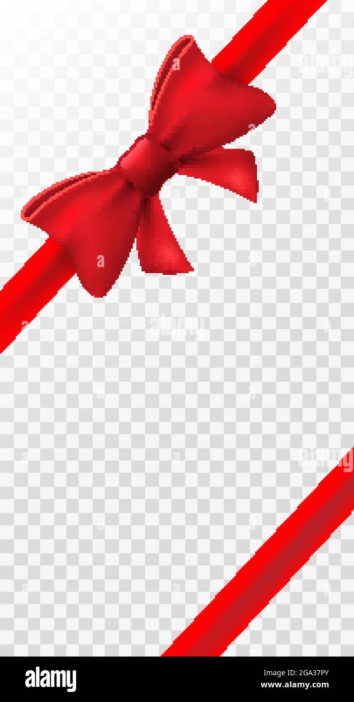 lazo rojo con icono de cintas. decoración para regalos navideños y
