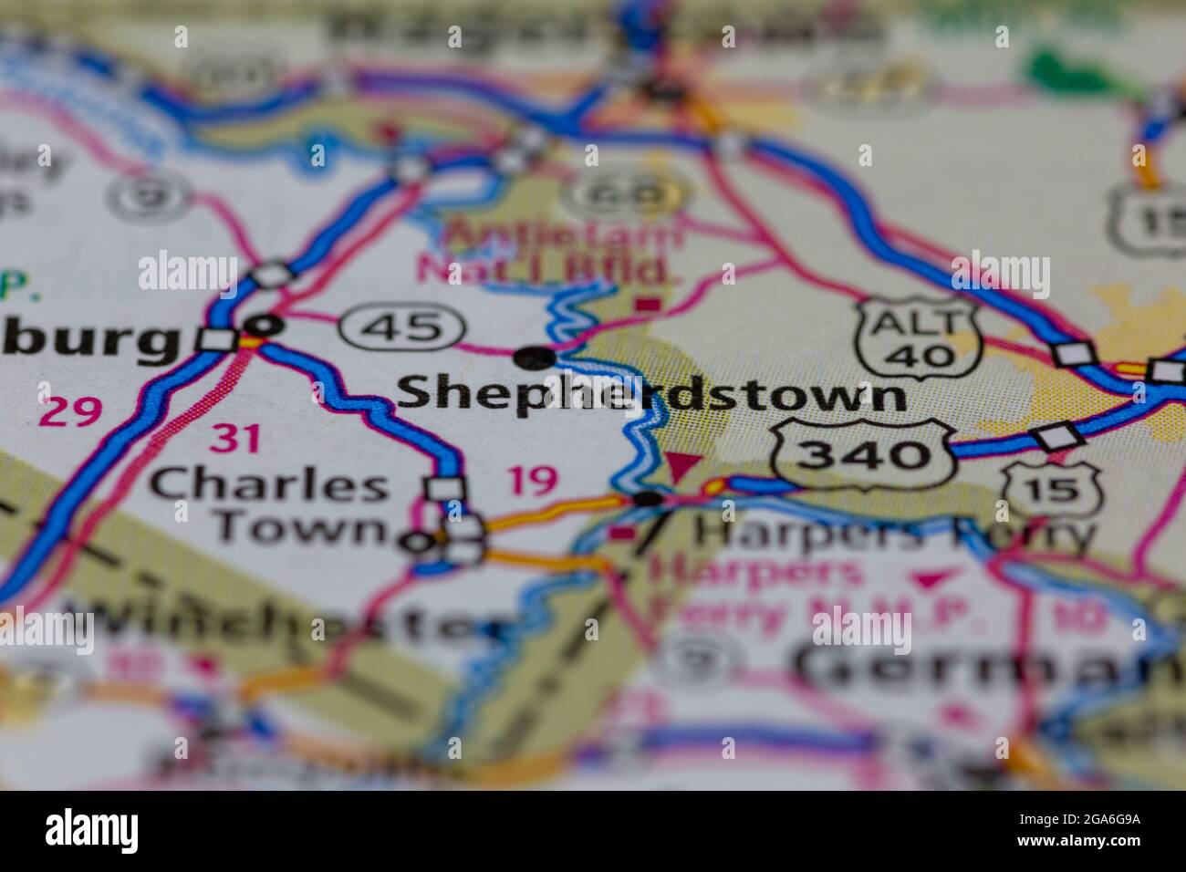 Mapa de shepherdstown fotografías e imágenes de alta resolución Alamy